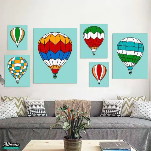 Globos aerostáticos Cuadros decorativos - comprar online