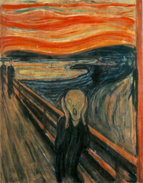 El Grito de Munch Mural Clásico - comprar online