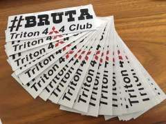 Adesivo #BRUTA Triton4x4Club