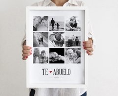 Imagen de Abuela/o/s LOVE 30x40 · 4 o 9 FOTOS