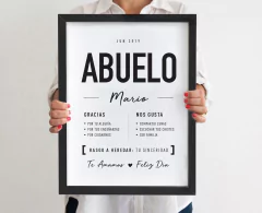 Imagen de BIO ABUELA/O 30x40