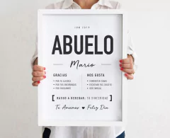 BIO ABUELA/O 30x40 - Luzteca
