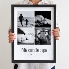 Cumple Classic Black 30x40 · 4 o 9 fotos - comprar online