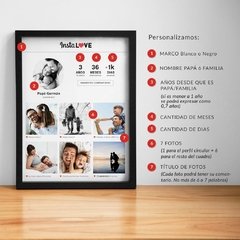 InstaLOVE PAPÁ / ABU 30x40 - comprar online