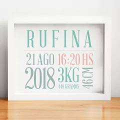 CUADRITOS NACIMIENTO · varios colores - Luzteca