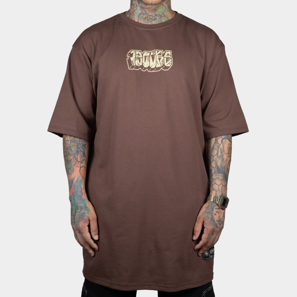 Camiseta Oversized 3 Sábios Marrom