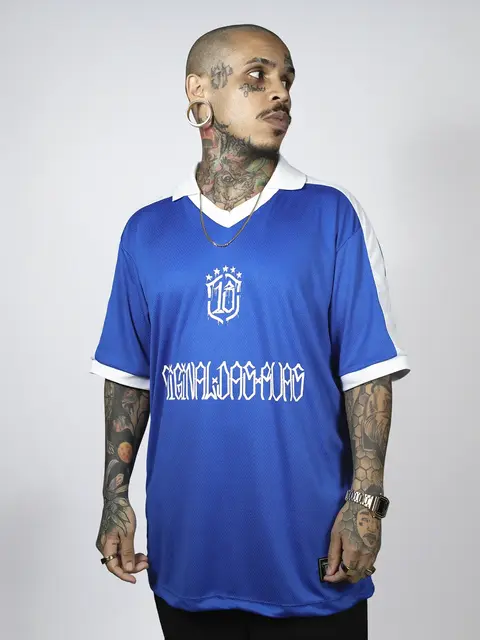 Camisa Futebol Oversized Anti-Conservador Azul