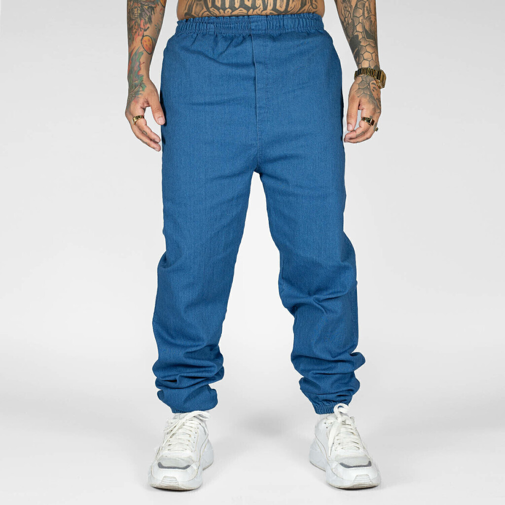 Calça Jeans Jogger Azul