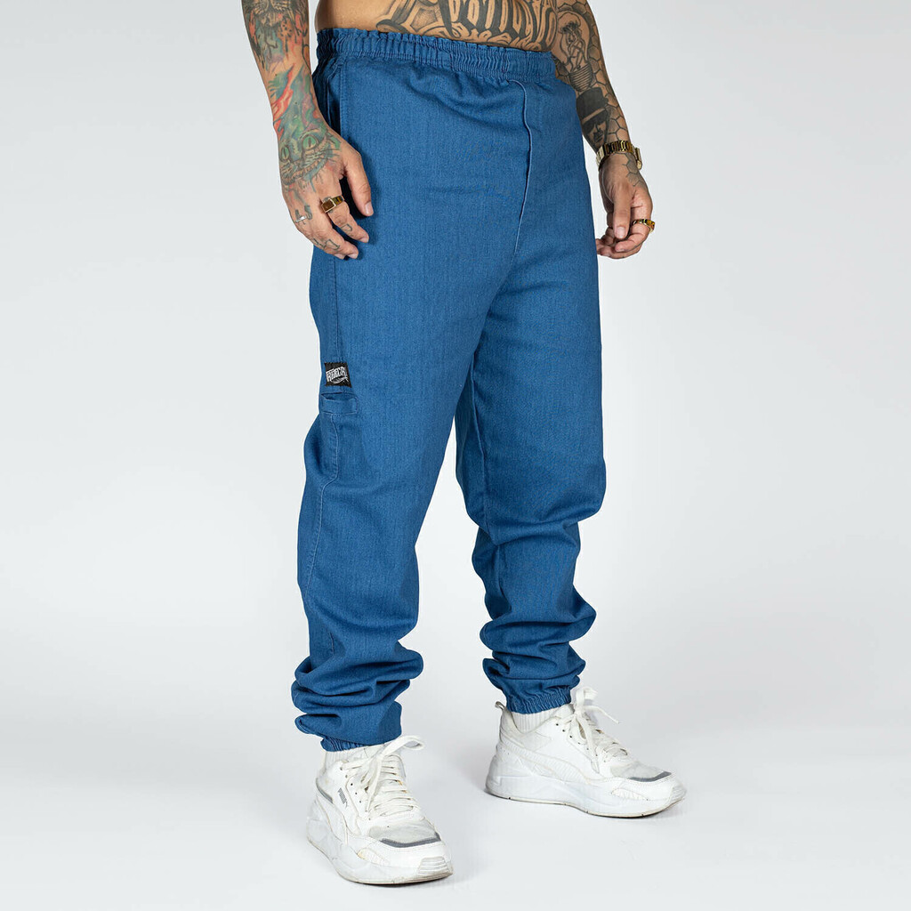 Calça Jeans Jogger Azul