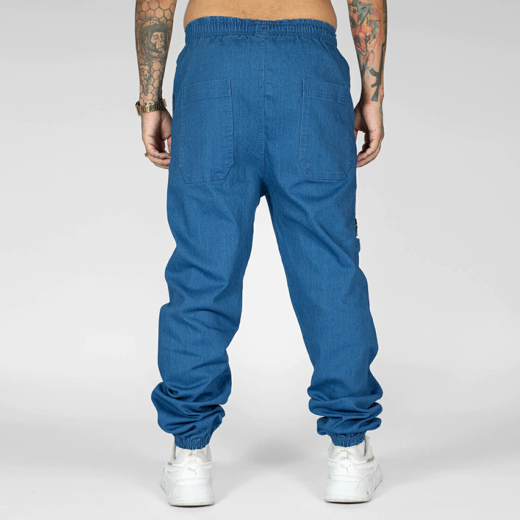 Calça Jeans Jogger Azul