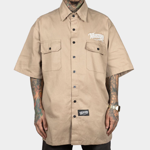 Camisa Work Shirt Treze Core - Bege - comprar online