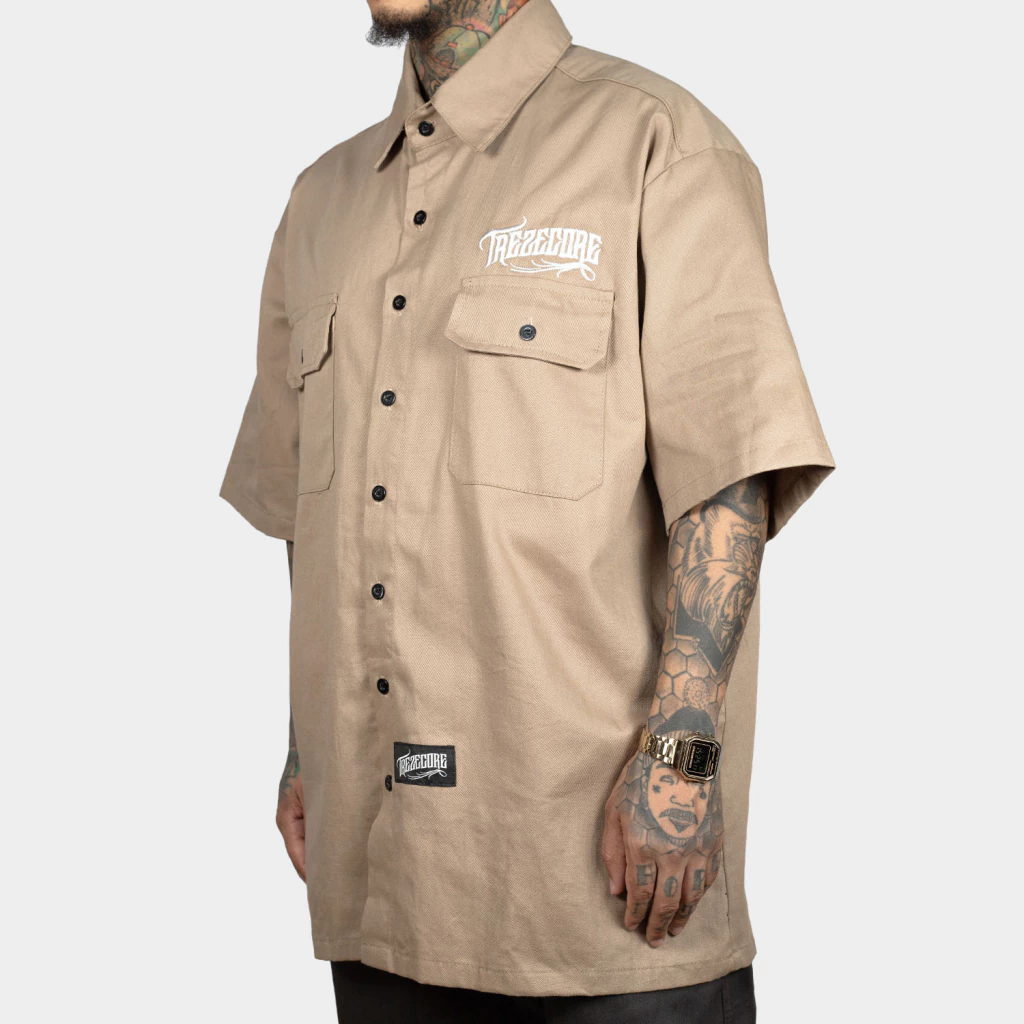 Camisa Work Shirt Treze Core - Bege