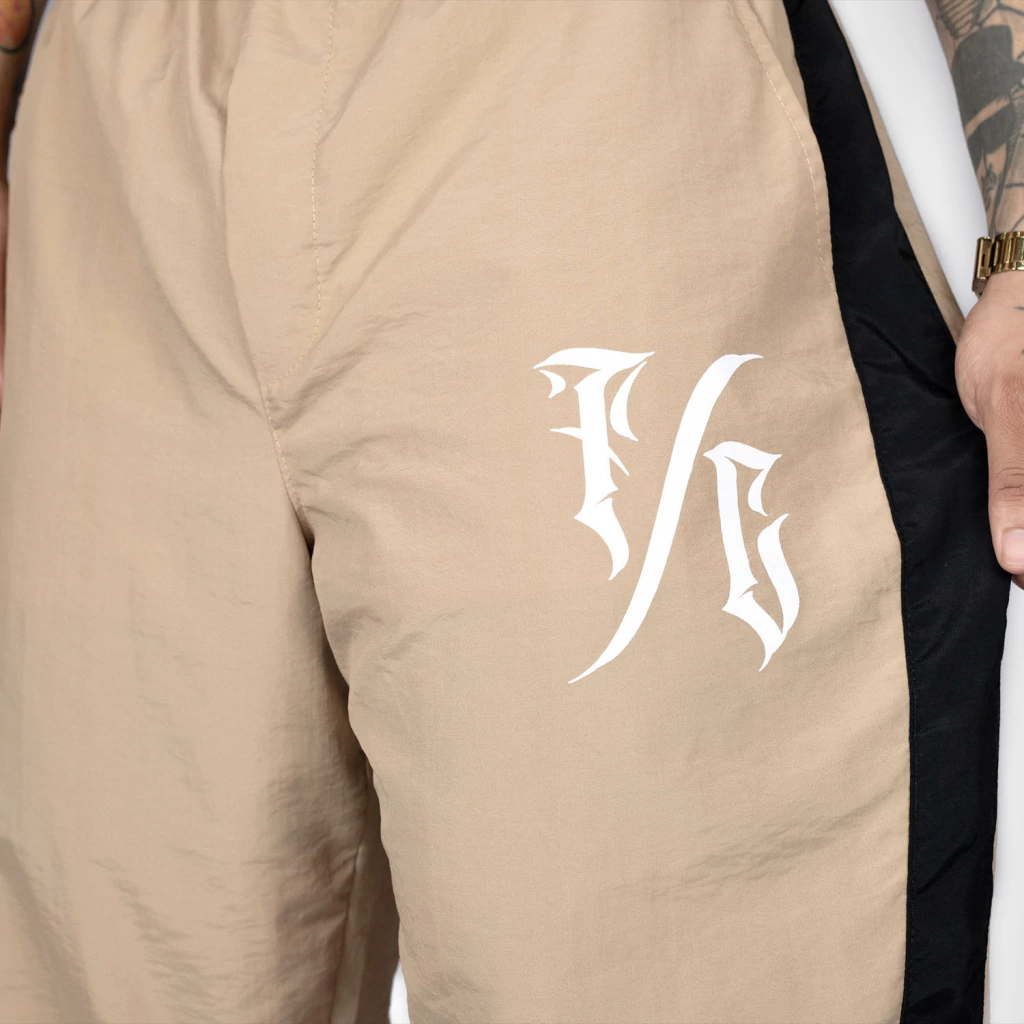 Calça Jogger Tactel Bege T/C