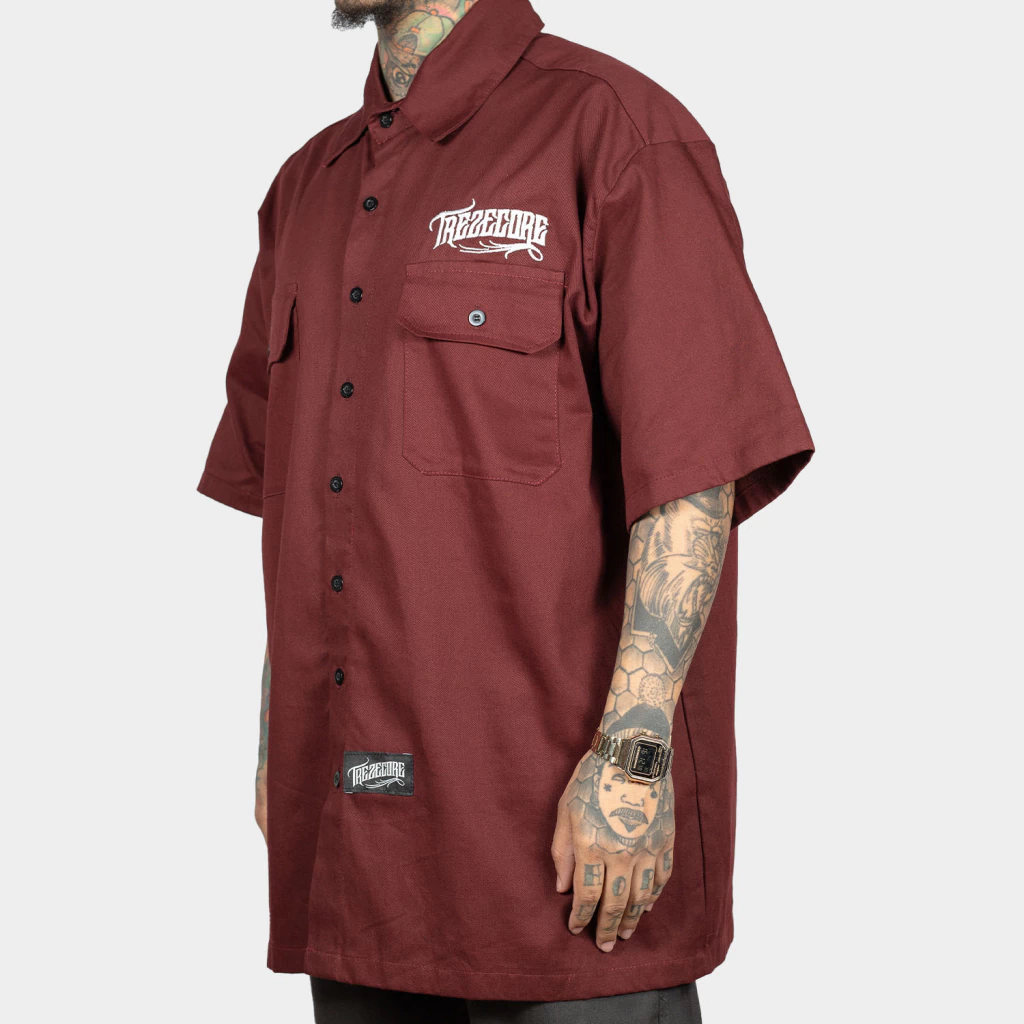 Camisa Work Shirt Treze Core - Bordo