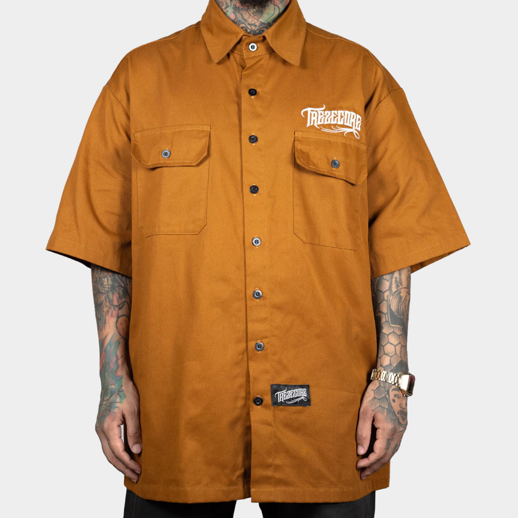Camisa Work Shirt Treze Core - Caramelo
