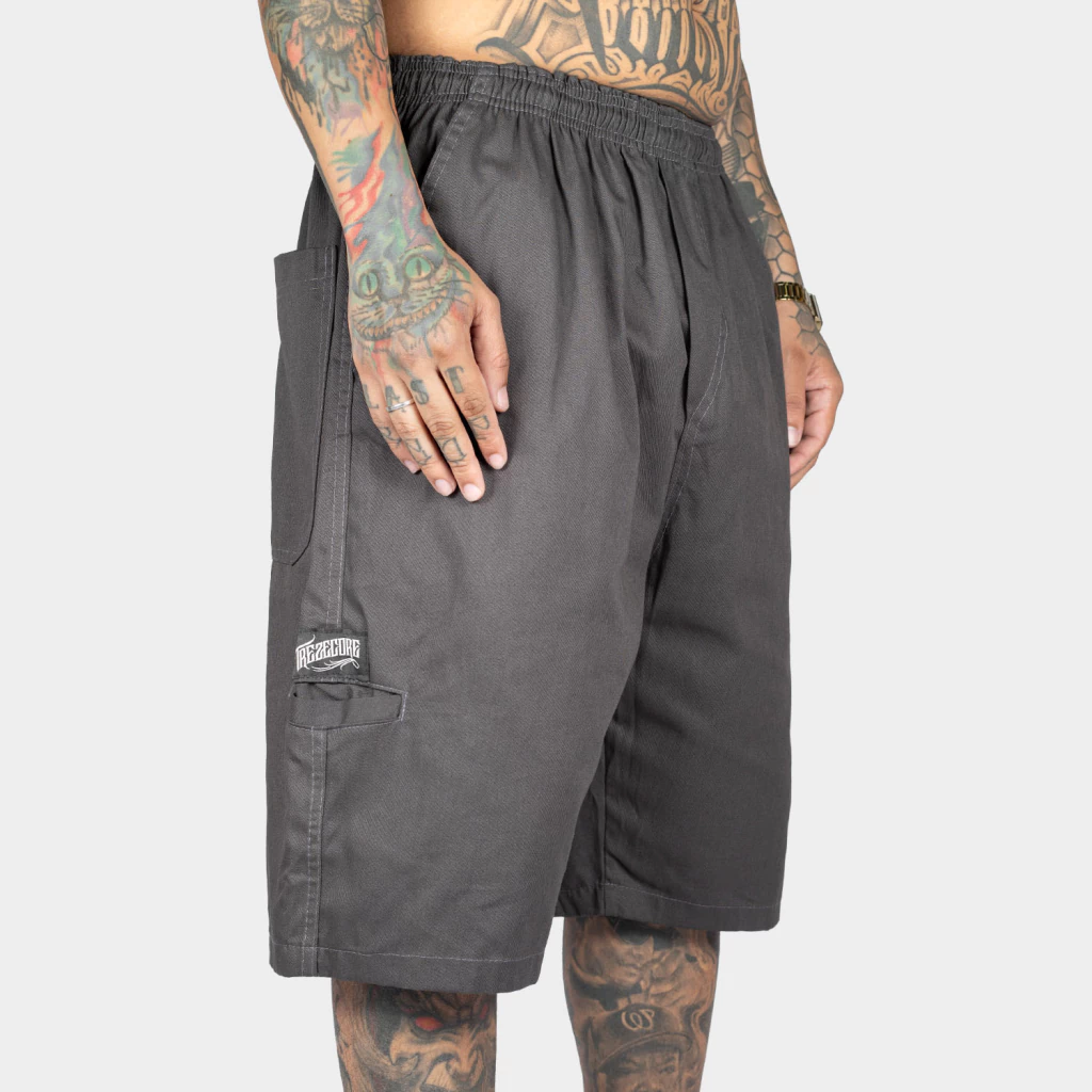 Bermuda Treze Core Cinza Chumbo - Sarja