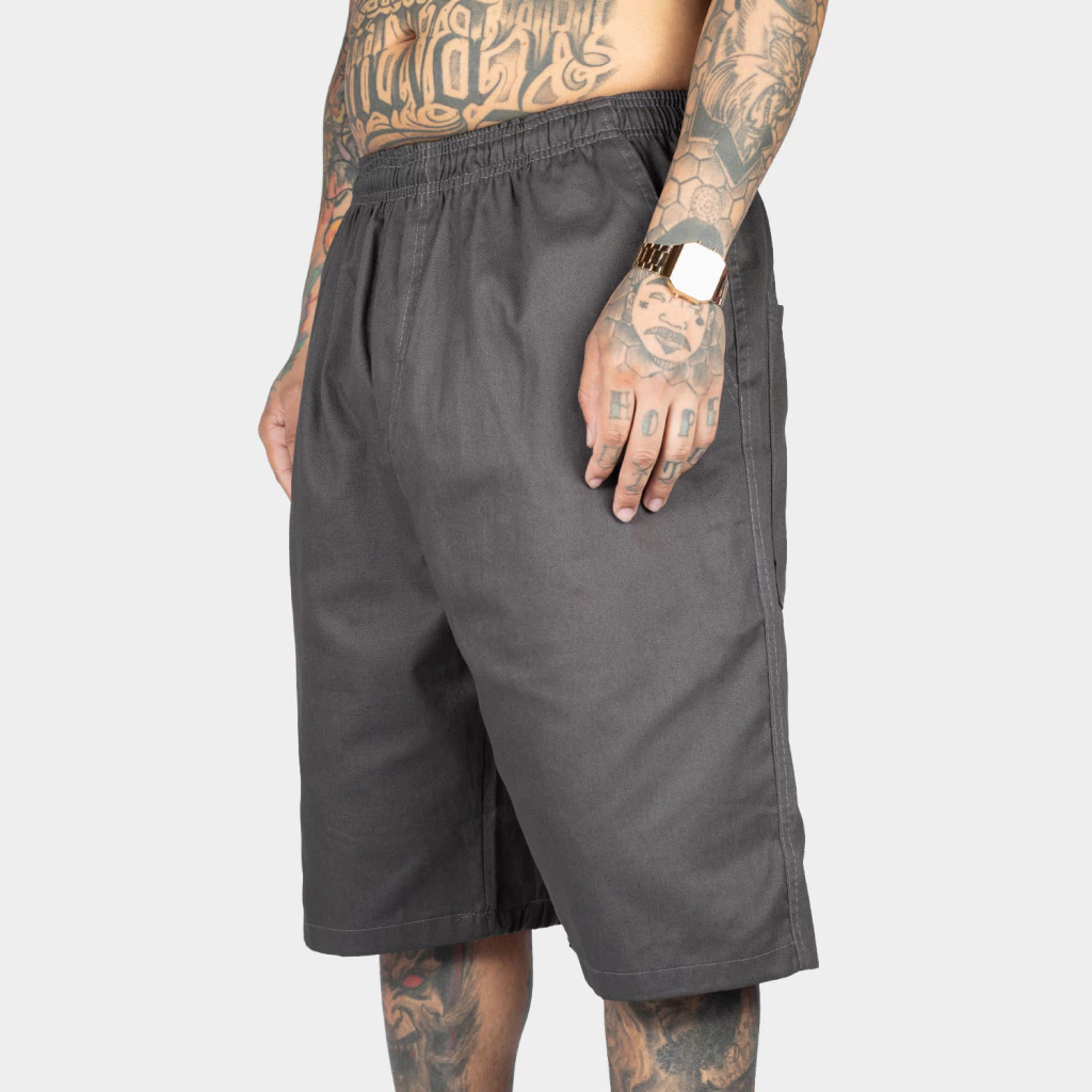 Bermuda Treze Core Cinza Chumbo - Sarja