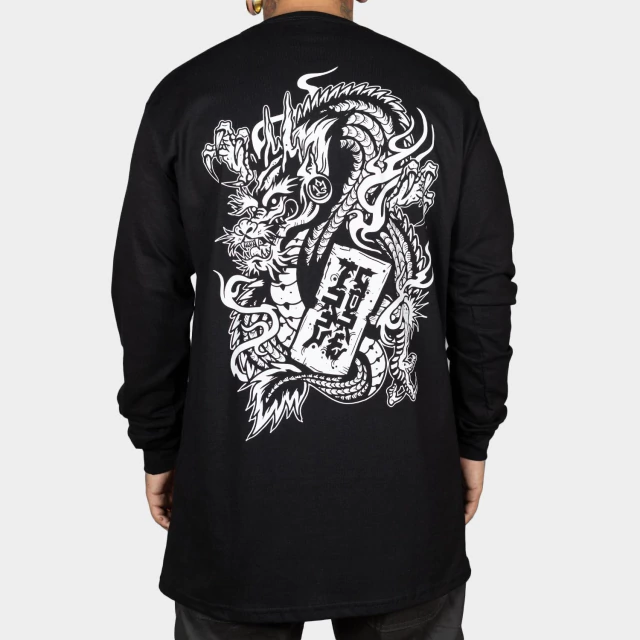 Camiseta Manga Longa Dragon - comprar online