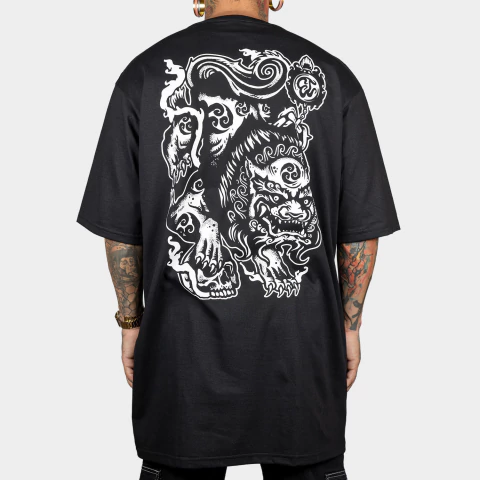 Camiseta Oversized Fu Dog - comprar online