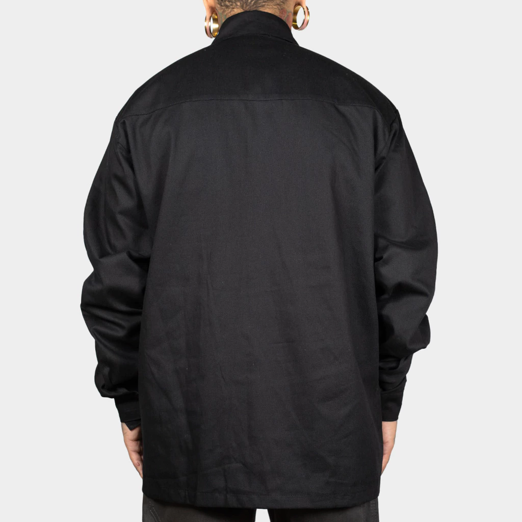 Camisa Work Shirt Treze Core - Manga Longa Preta