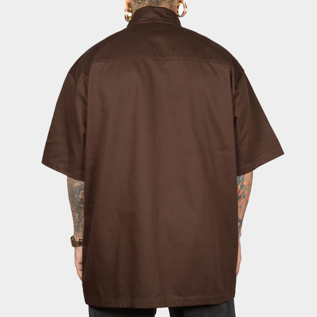 Camisa Work Shirt Treze Core - Marrom