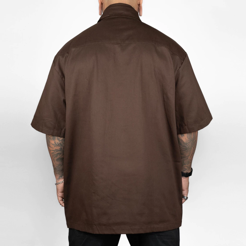 Camisa Work Shirt Treze Core - Marrom