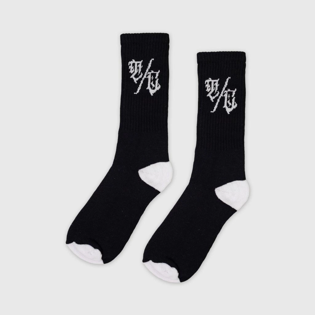 Meia Treze Core - T/C Preta - Cano Médio