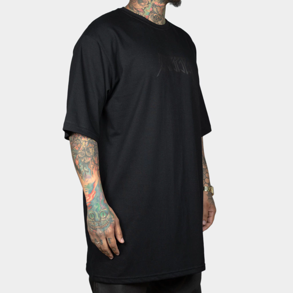 Camiseta Oversized Real Pixo All Black