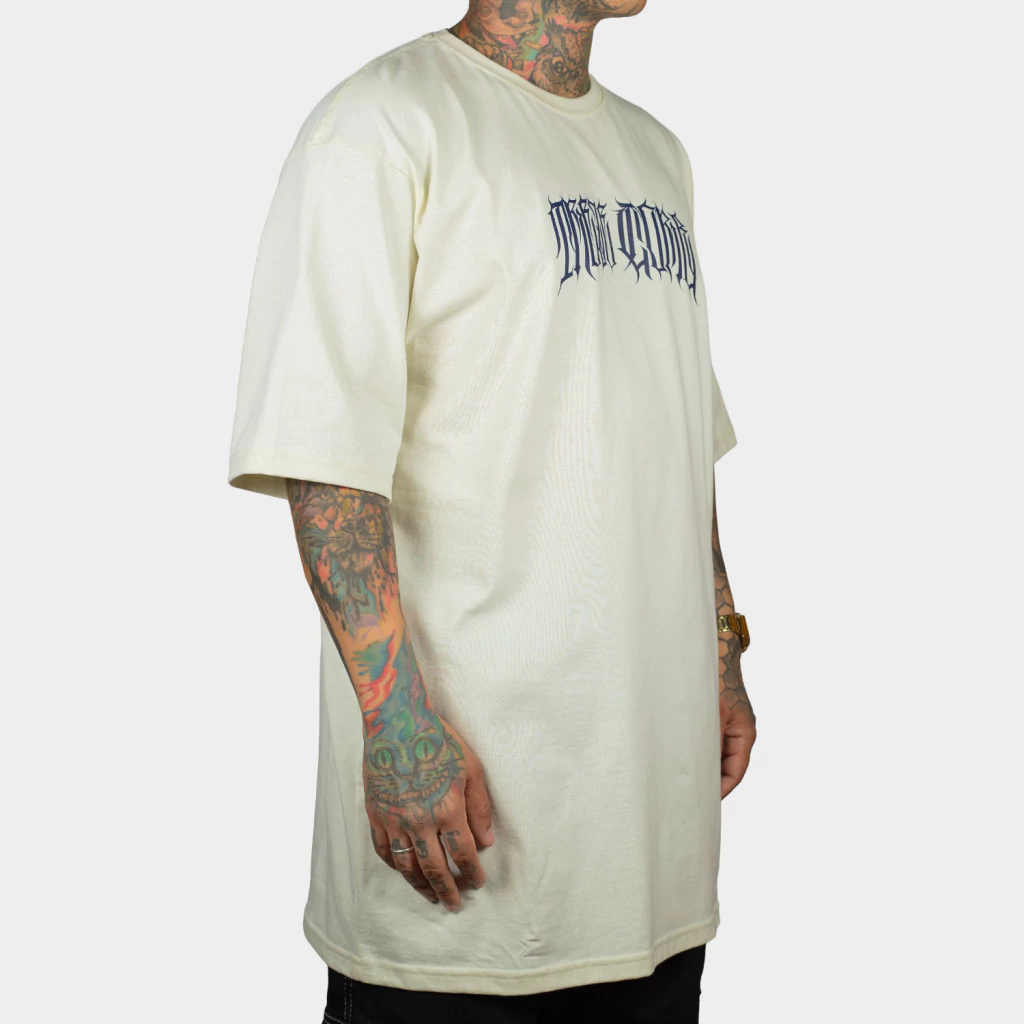 Camiseta Oversized Santa Muerte Off-White