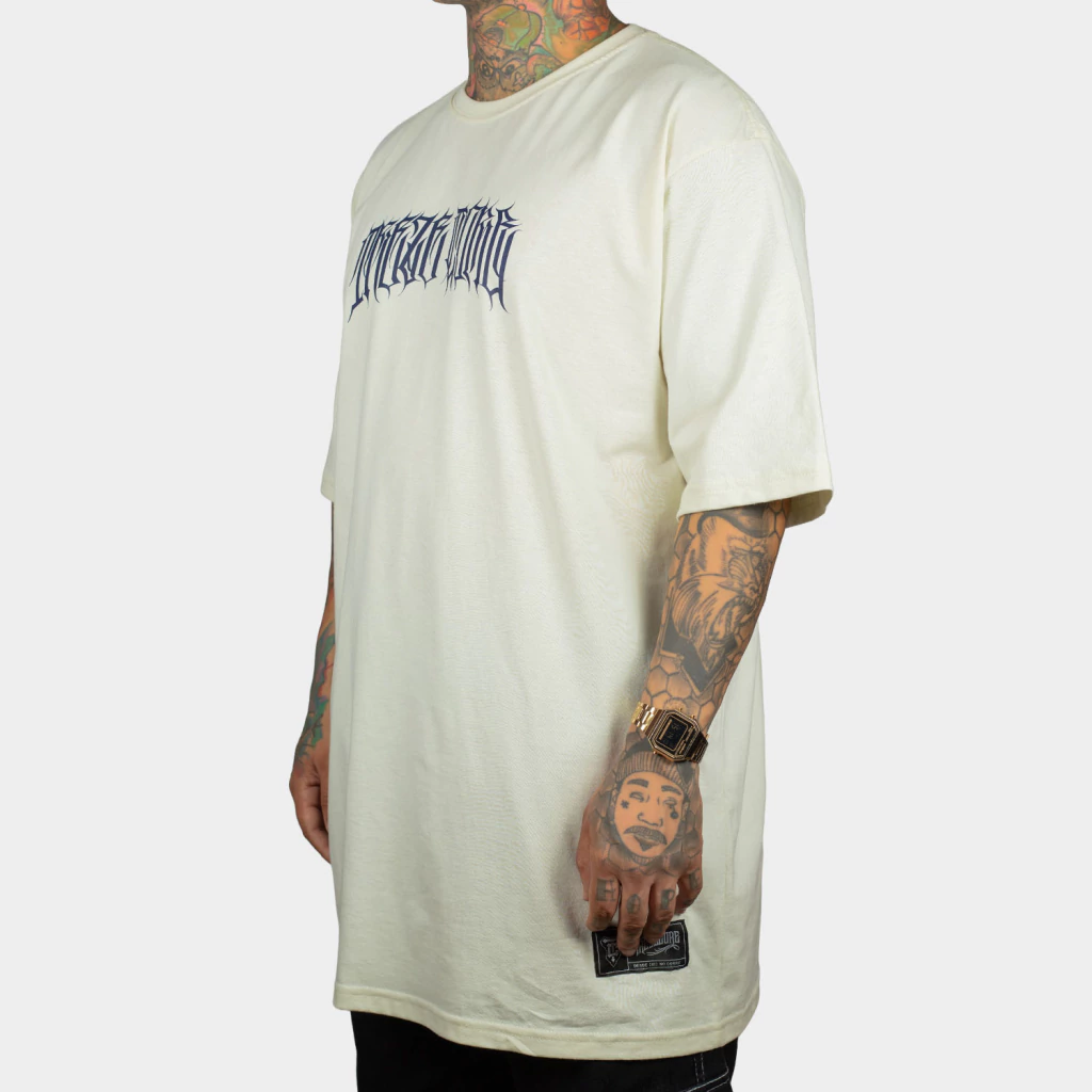 Camiseta Oversized Santa Muerte Off-White