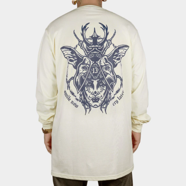 Camiseta Manga Longa Smile Now Cry Later - comprar online