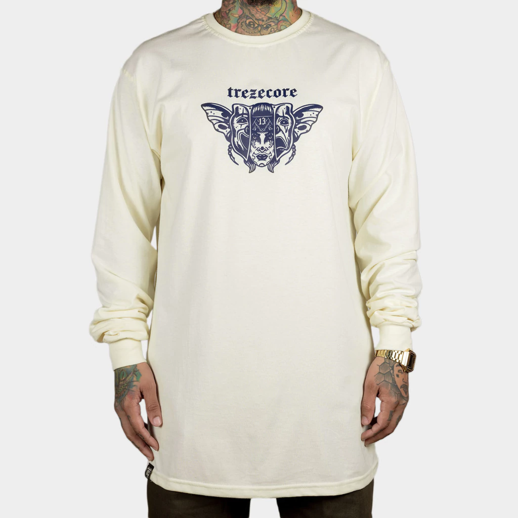 Camiseta Manga Longa Smile Now Cry Later