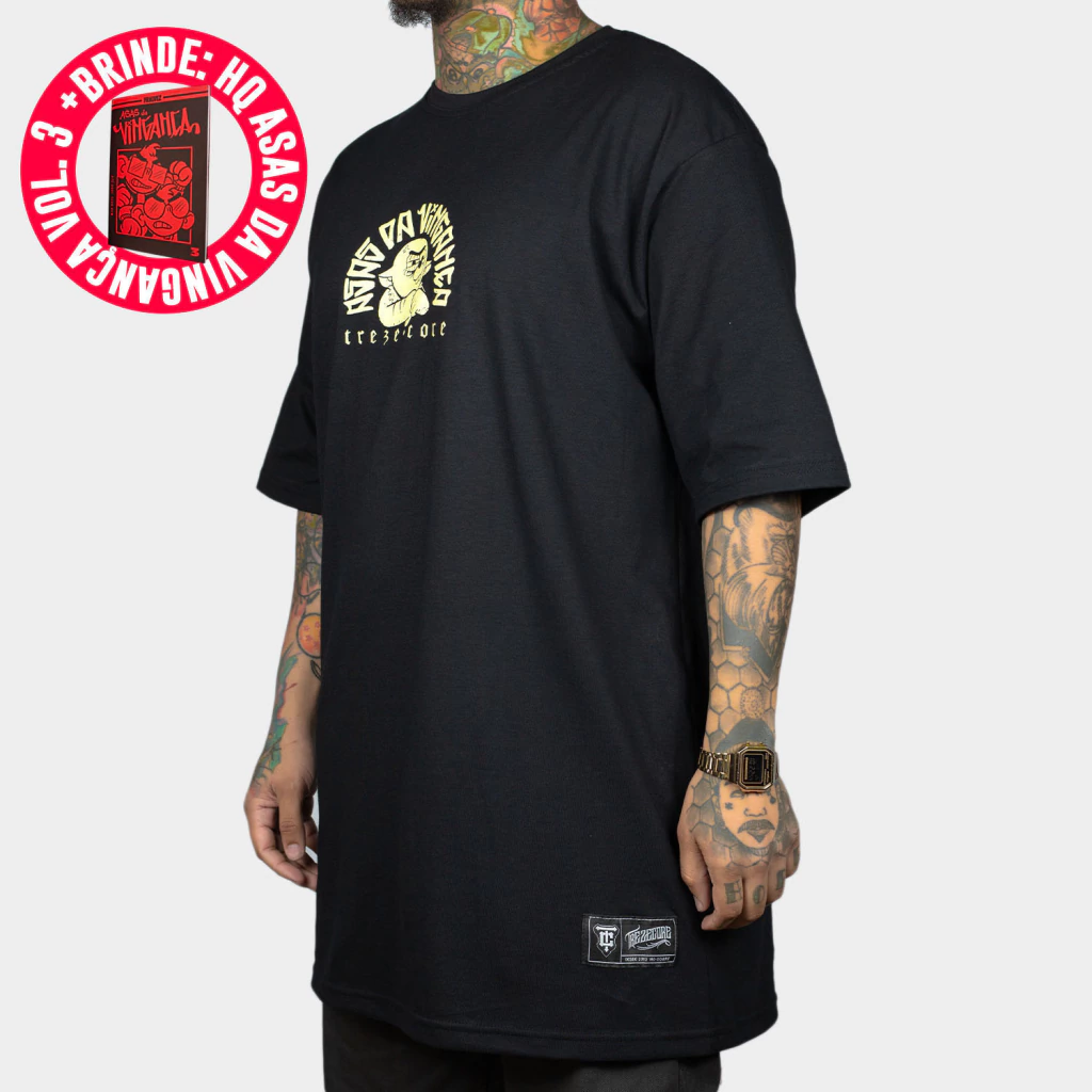 Camiseta Oversized Asas da Vingança - Street Justice