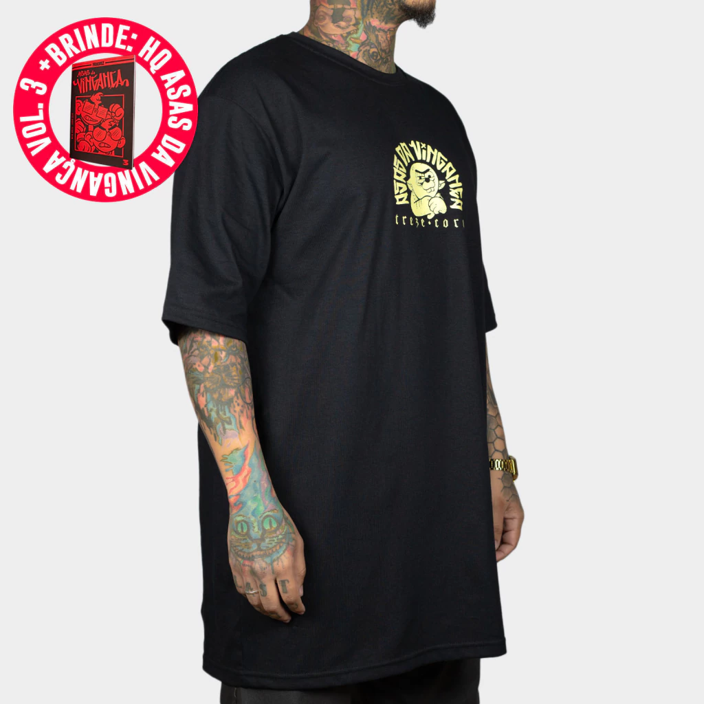 Camiseta Oversized Asas da Vingança - Street Justice