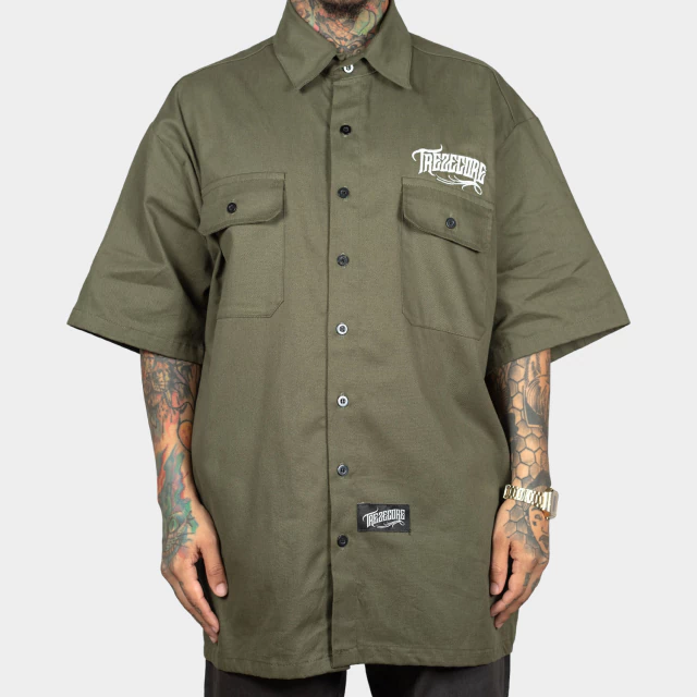 Camisa Work Shirt Treze Core - Verde Musgo - comprar online