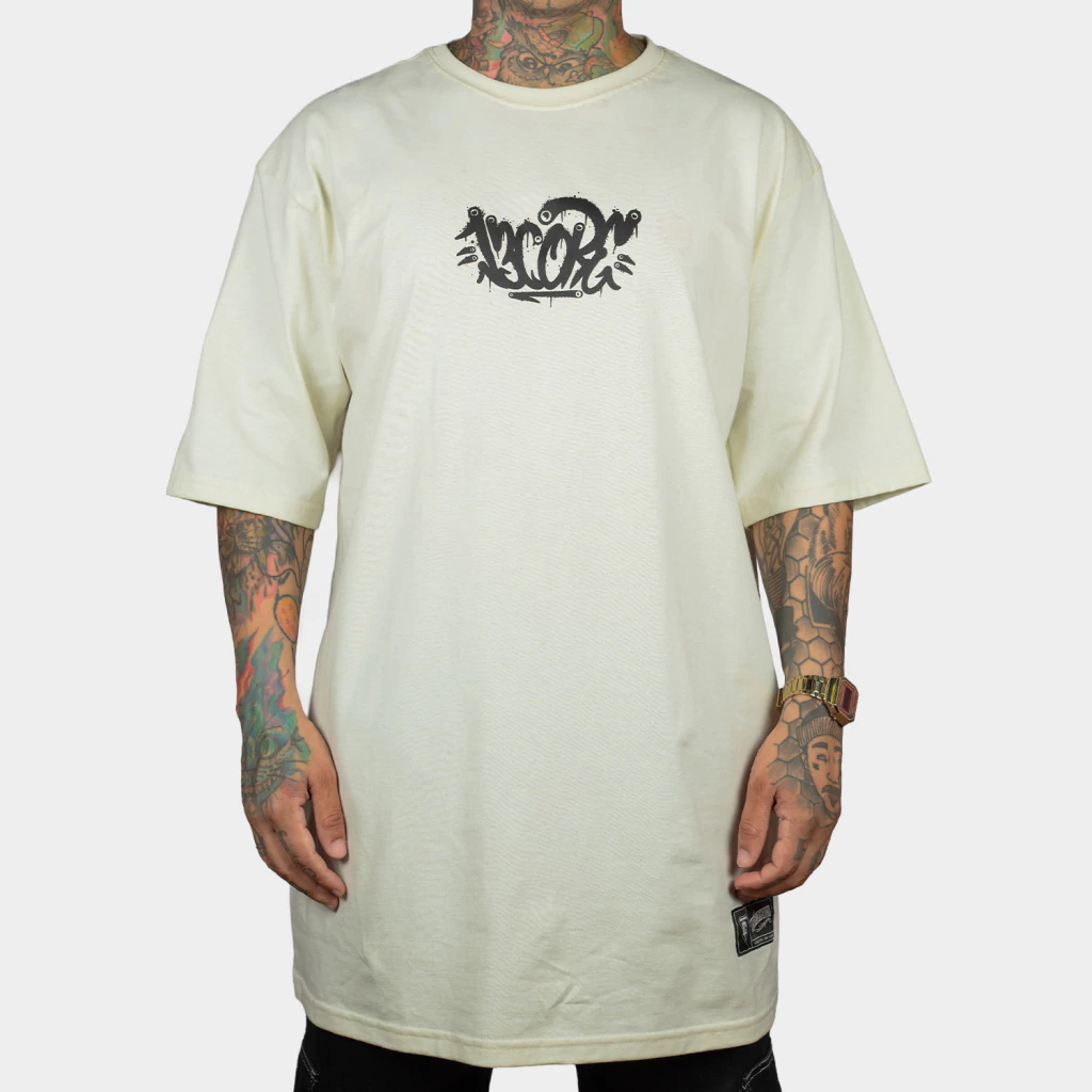 Camiseta Oversized Wukong Off-White