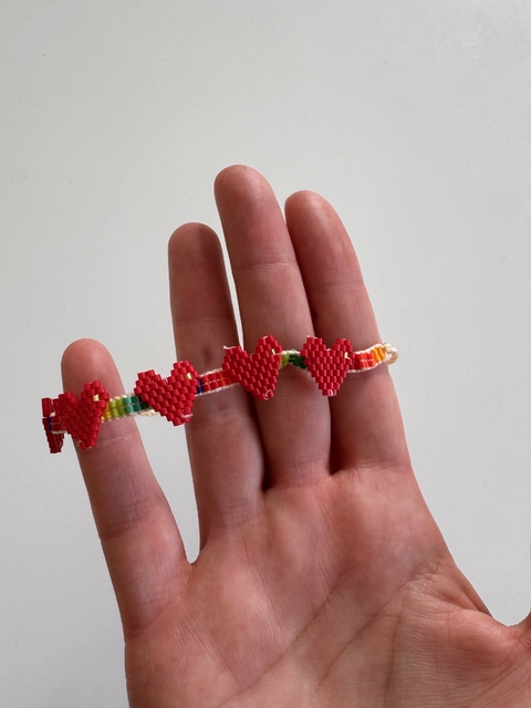 Pulsera Hearts Multicolor - comprar online