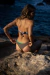 Bikini Strappless Mix Castaño - comprar online