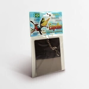 Espelho Inox Grande Pássaros