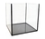 Aquário Cubo 30X30X30 cm p/ plantado sem tampa 27 Lts