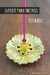 SUPORTE PARA INCENSO - FLOR EM METAL DOURADA