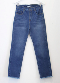 JEAN RECTO flecos - tienda online