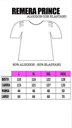 REMERA PRINCE ESC CUADRADO - comprar online