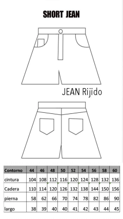 SHORT JEAN NEGRO en internet