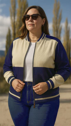 BOMBER CORDEROY AZUL - Tuluk