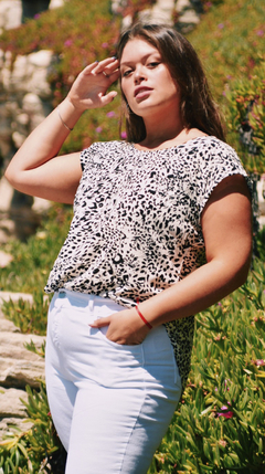 BLUSA MILAN LEOPARDO