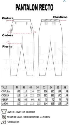 PANTALON RECTO LINO NATURE - comprar online