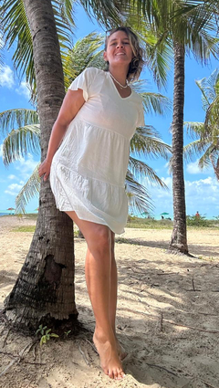 VESTIDO TATIANA BLANCO y NEGRO - comprar online