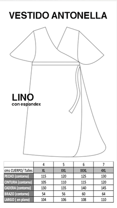 VESTIDO ANTONELLA AZUL en internet