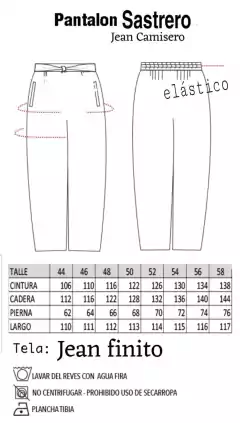 SASTRERO DE JEAN CAMISERO - tienda online